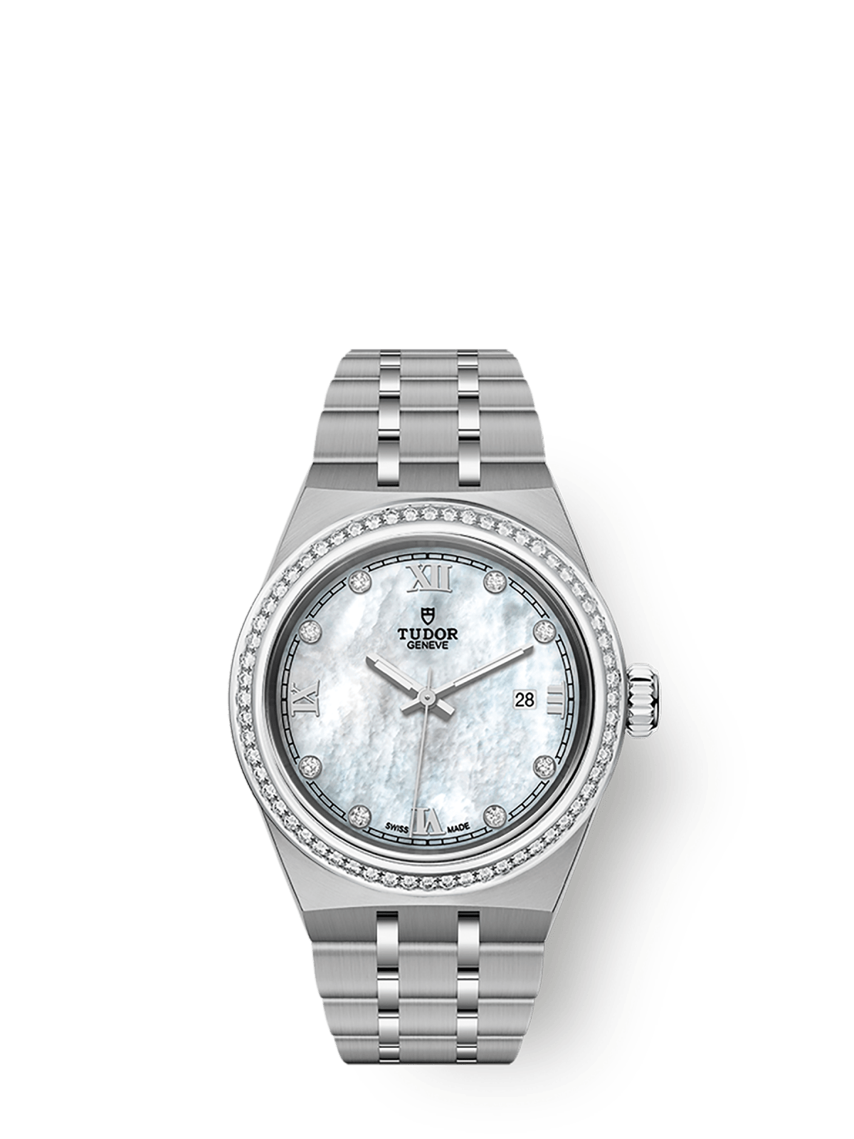 Tudor TUDOR Royal 28mm steel case Diamond-set dial M28320-0001