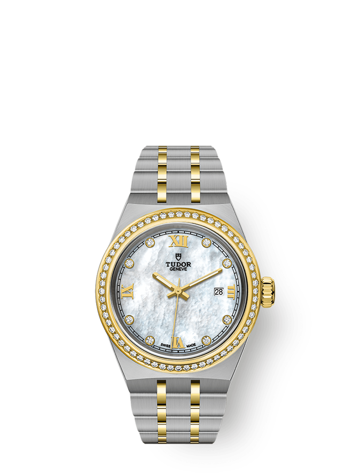 Tudor TUDOR Royal 28mm steel case Diamond-set dial M28323-0001