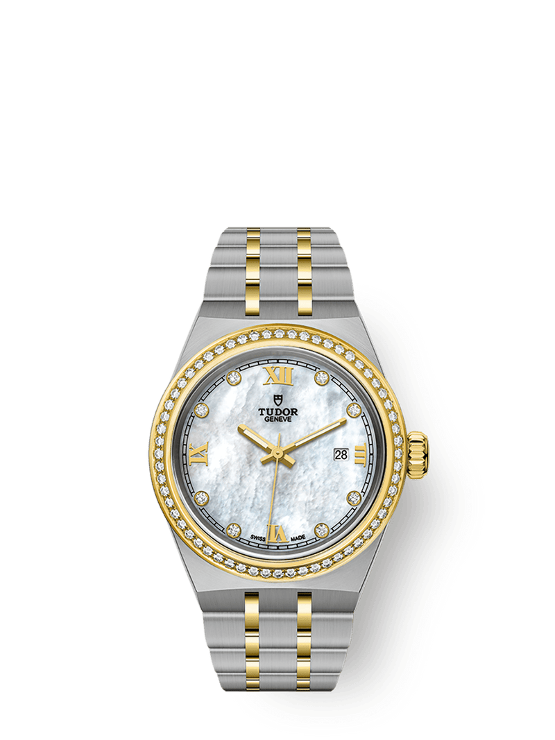 Tudor TUDOR Royal 28mm steel case Diamond-set dial M28323-0001