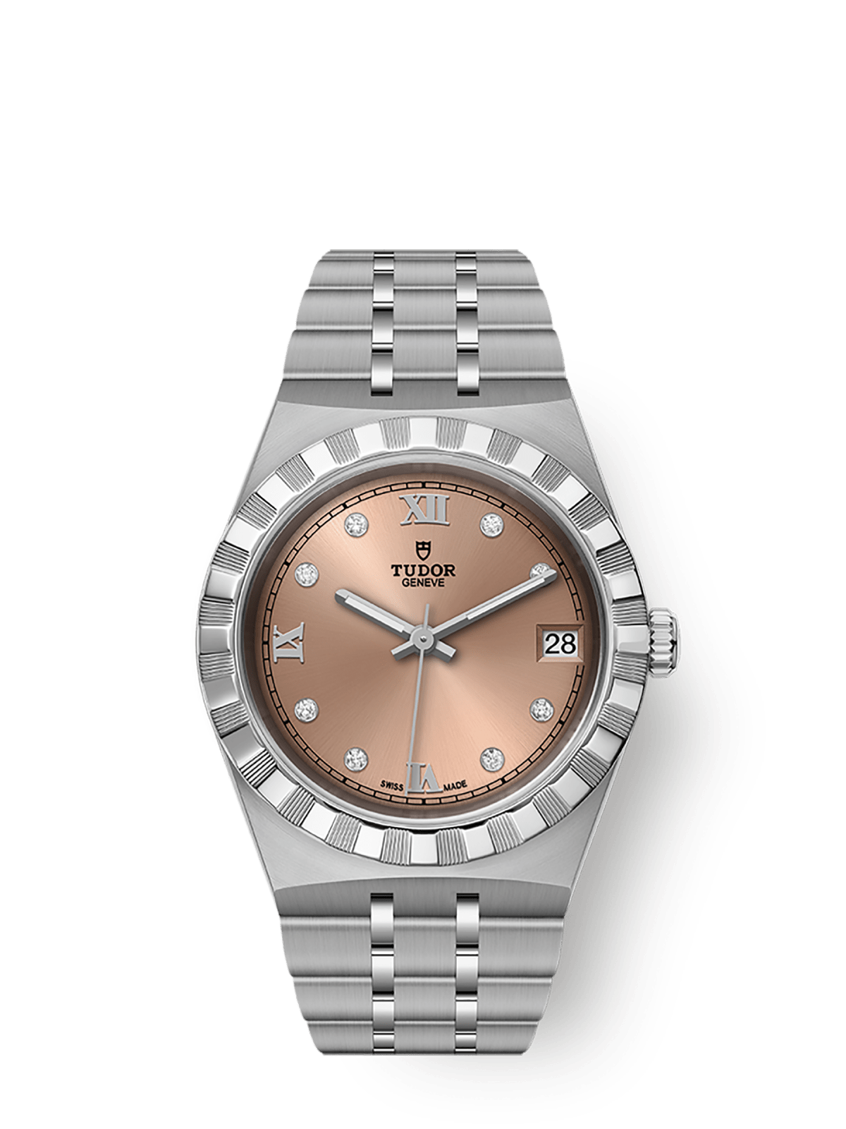 Tudor TUDOR Royal 34mm steel case Diamond-set dial M28400-0011