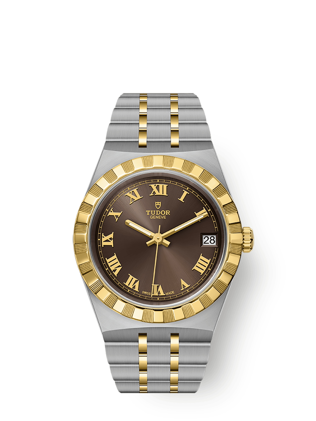 Tudor TUDOR Royal 34mm steel case Chocolate brown dial M28403-0008