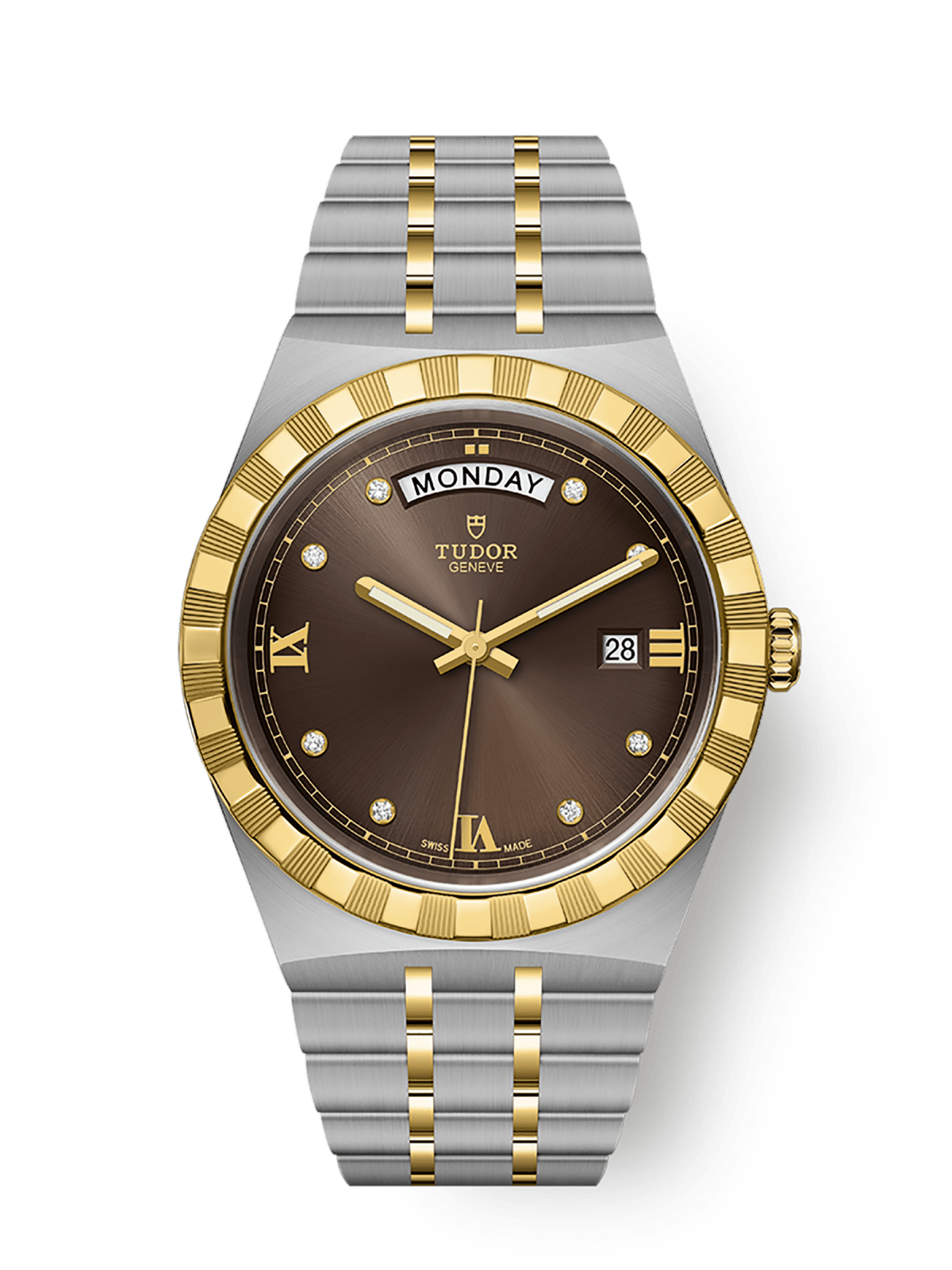 Tudor TUDOR Royal 41mm steel case Diamond-set dial M28603-0008