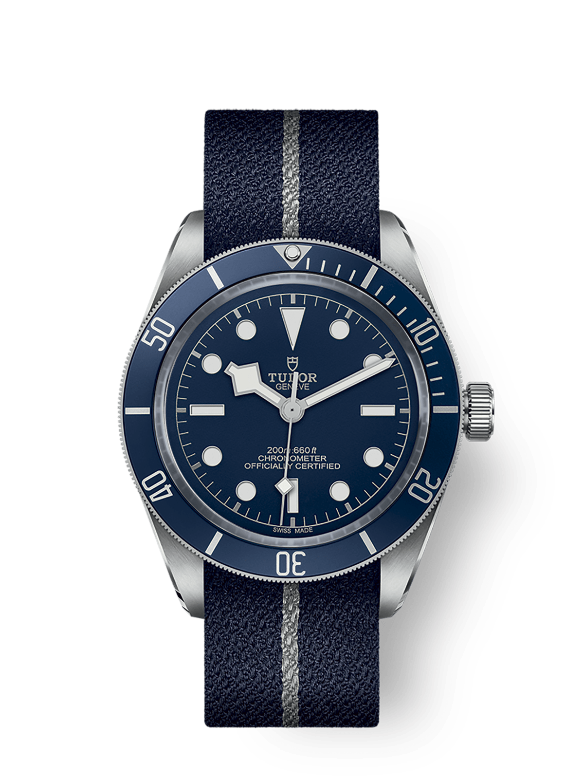 Tudor Black Bay 5839mm steel case Blue fabric strap M79030B-0003