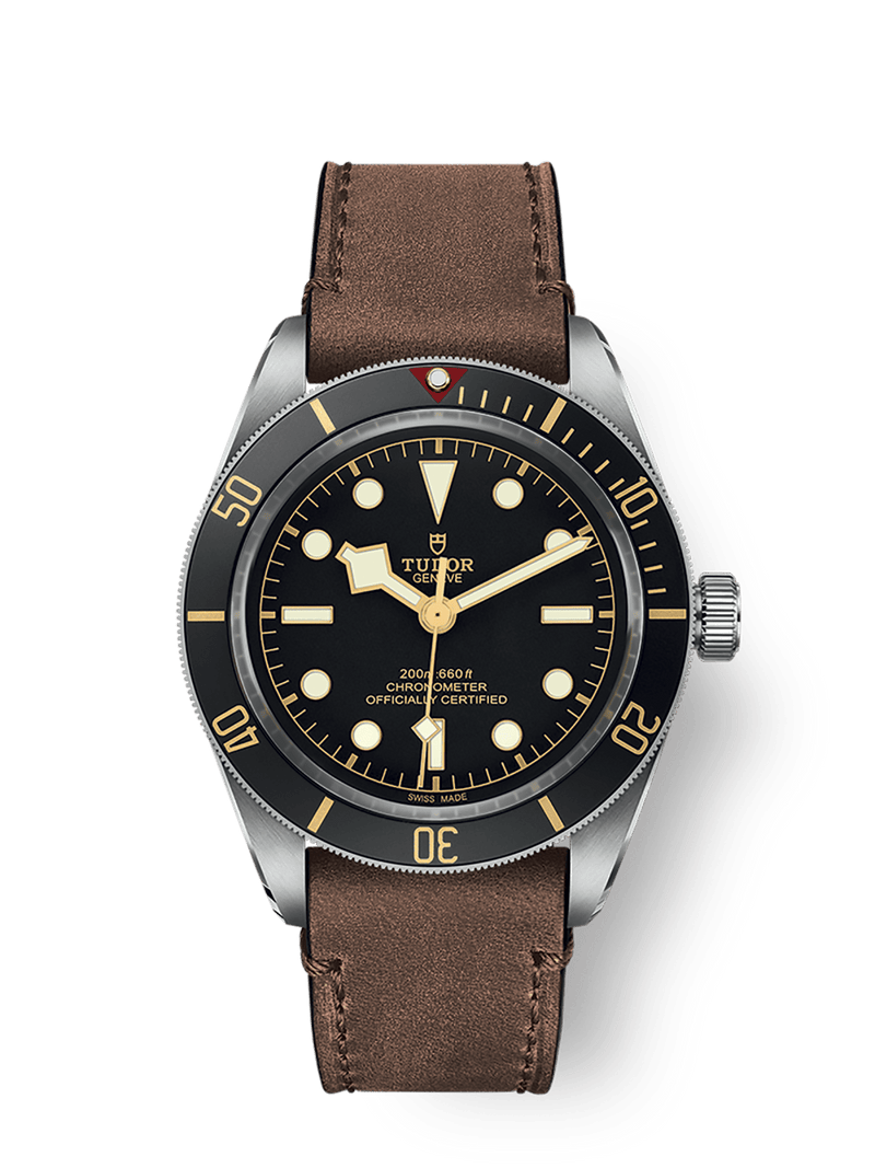Tudor Black Bay 5839mm steel case Brown leather strap M79030N-0002