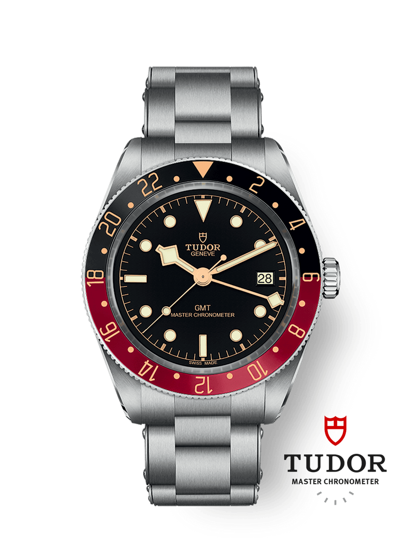 Tudor Black Bay 58 GMT 39mm steel case Black and burgundy bezel M7939G1A0NRU-0001