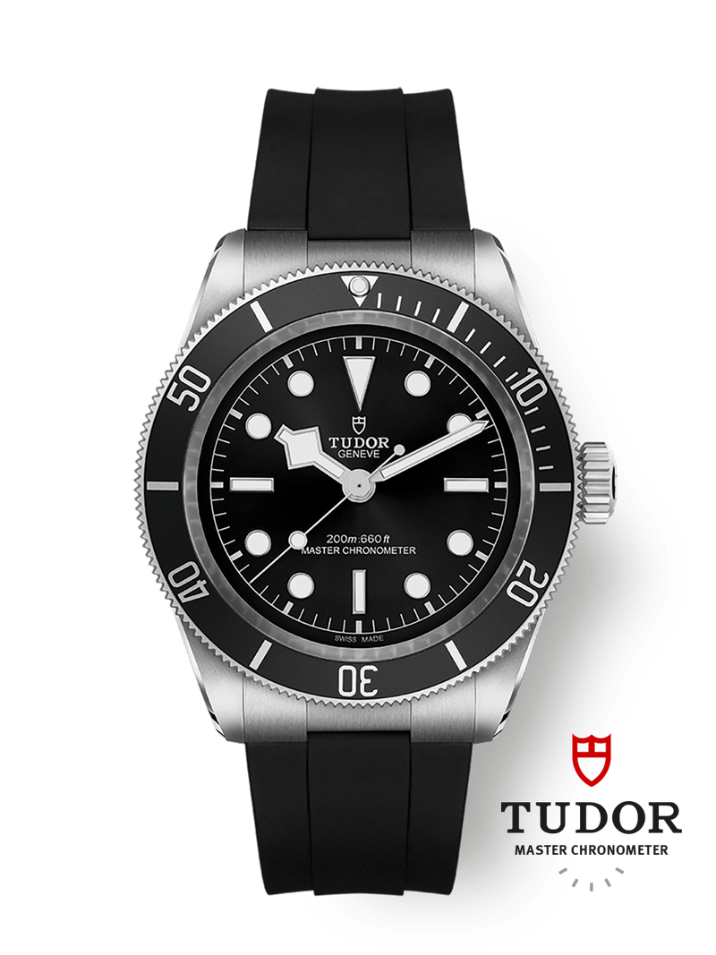Tudor Black Bay 41mm steel case Black rubber strap M7941A1A0NU-0002