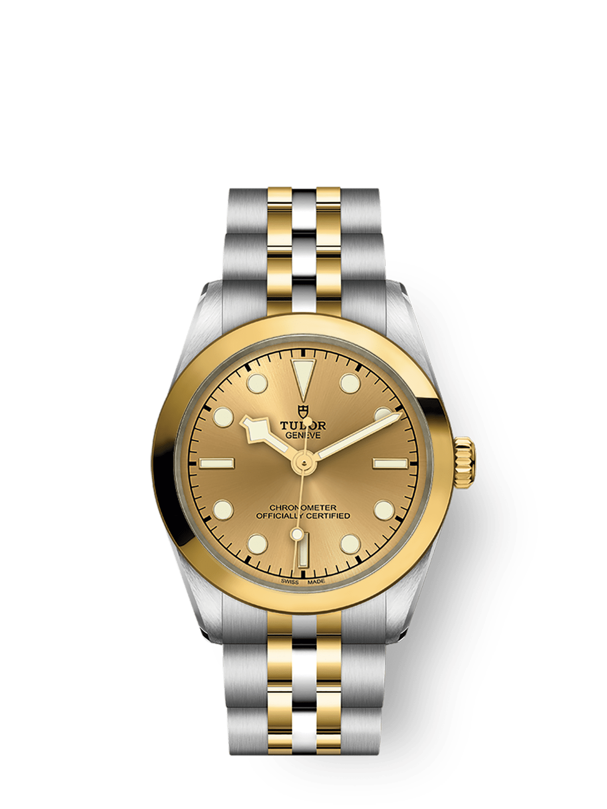 Tudor Black Bay One 31 S&G 31mm steel case Yellow gold bezel M79603-0005