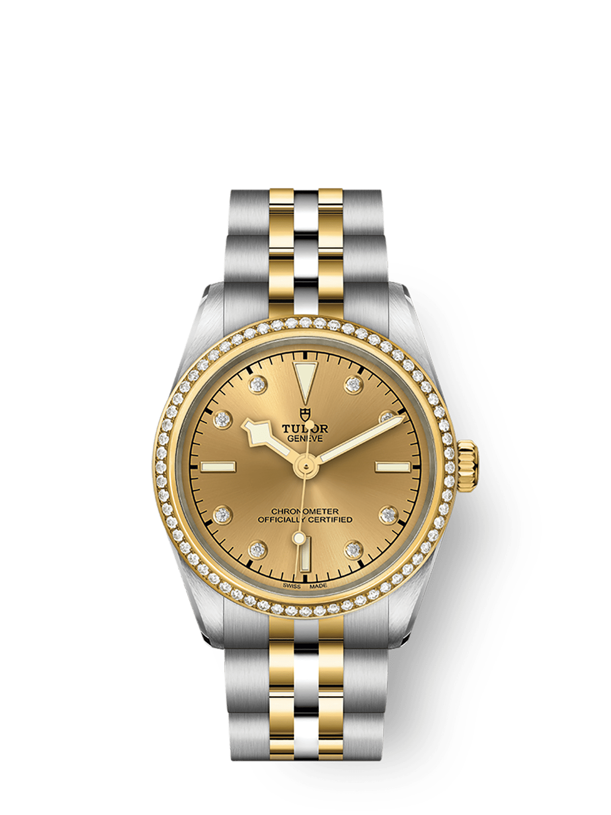 Tudor Black Bay One 31 S&G 31mm steel case Diamond-set dial M79613-0007
