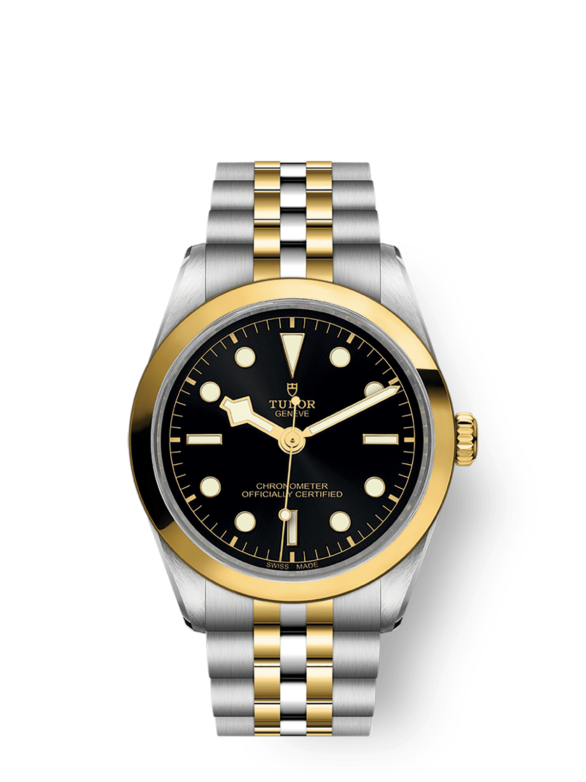 Tudor Black Bay One 36 S&G 36mm steel case Yellow gold bezel M79643-0001