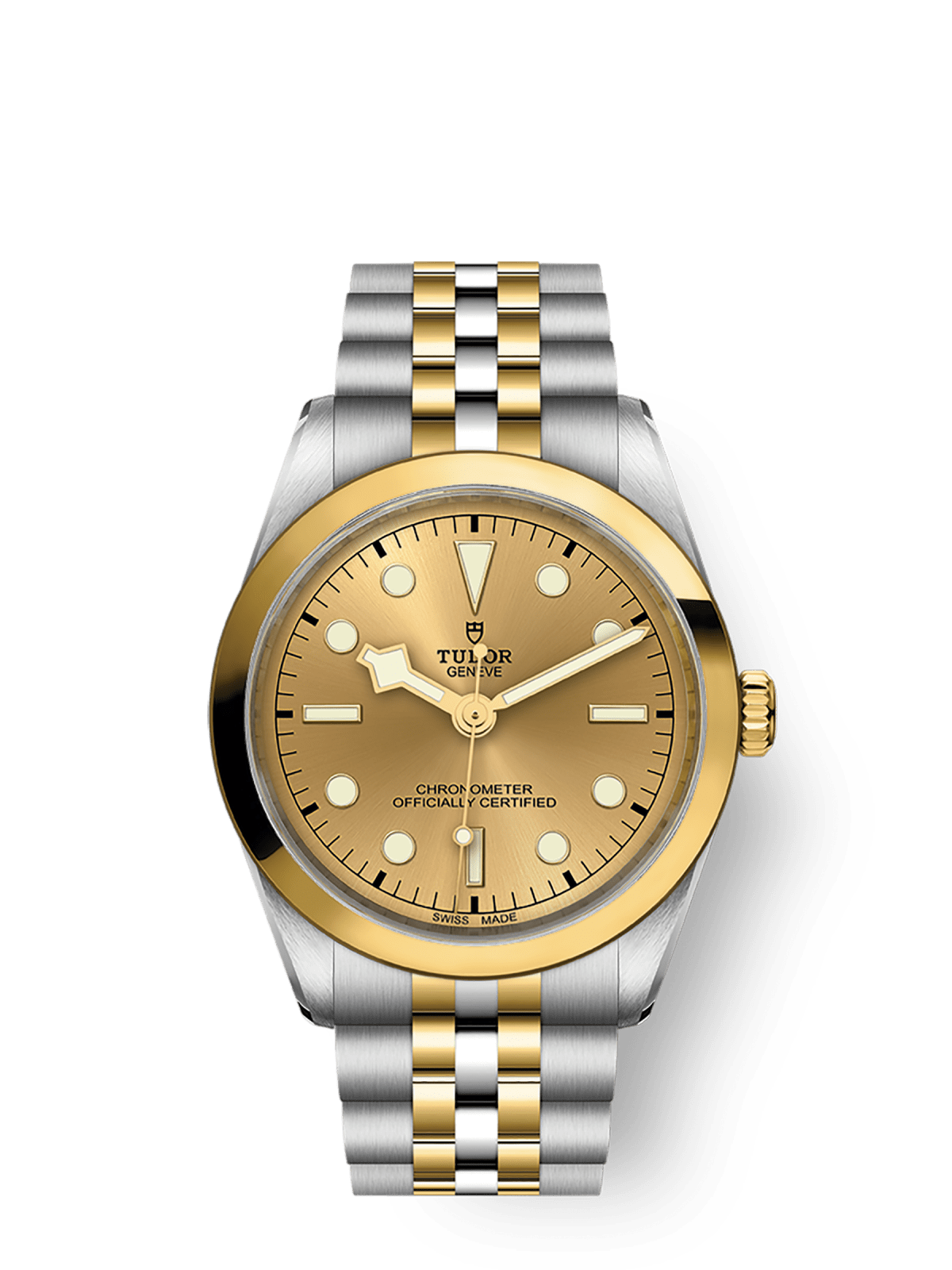 Tudor Black Bay One 36 S&G 36mm steel case Yellow gold bezel M79643-0005