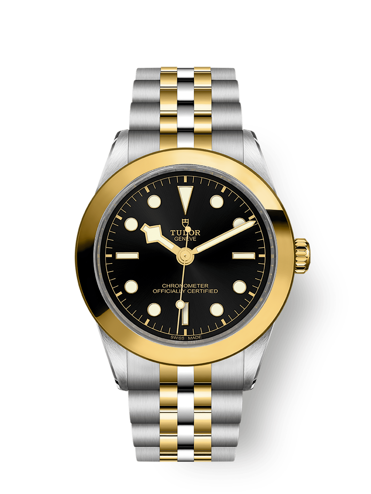 Tudor Black Bay One 39 S&G 39mm steel case Yellow gold bezel M79663-0001