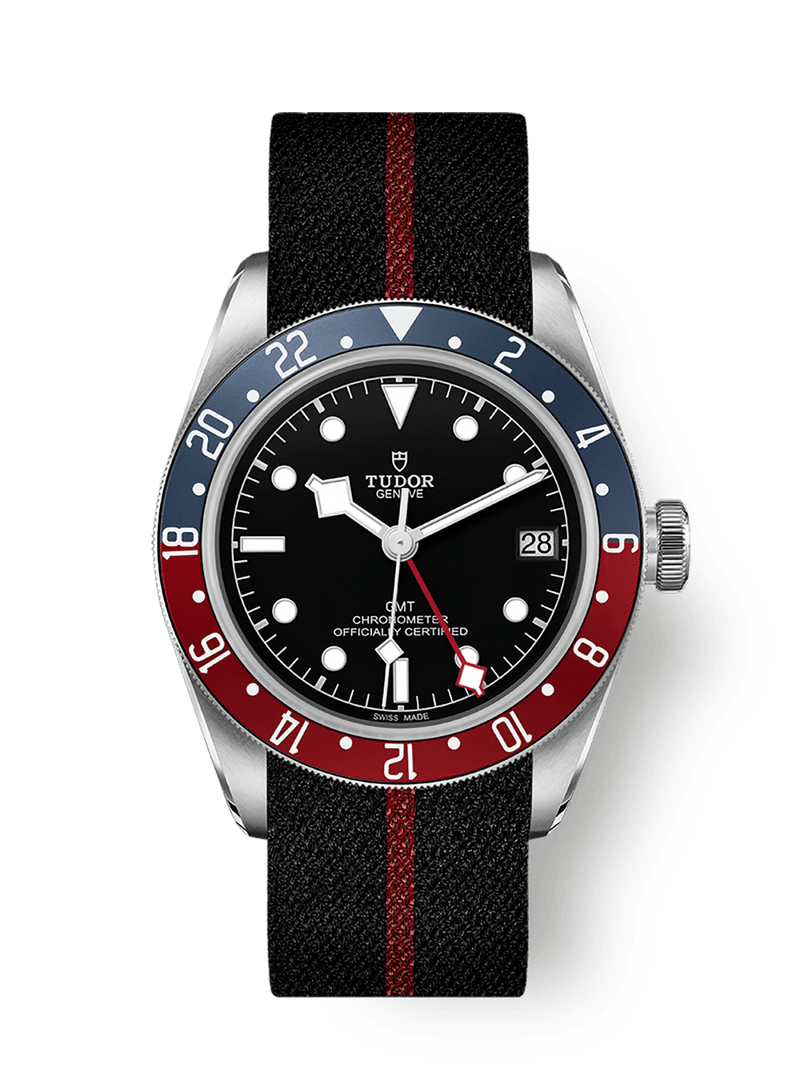 Tudor Black Bay GMT 41mm steel case Fabric strap M79830RB-0003