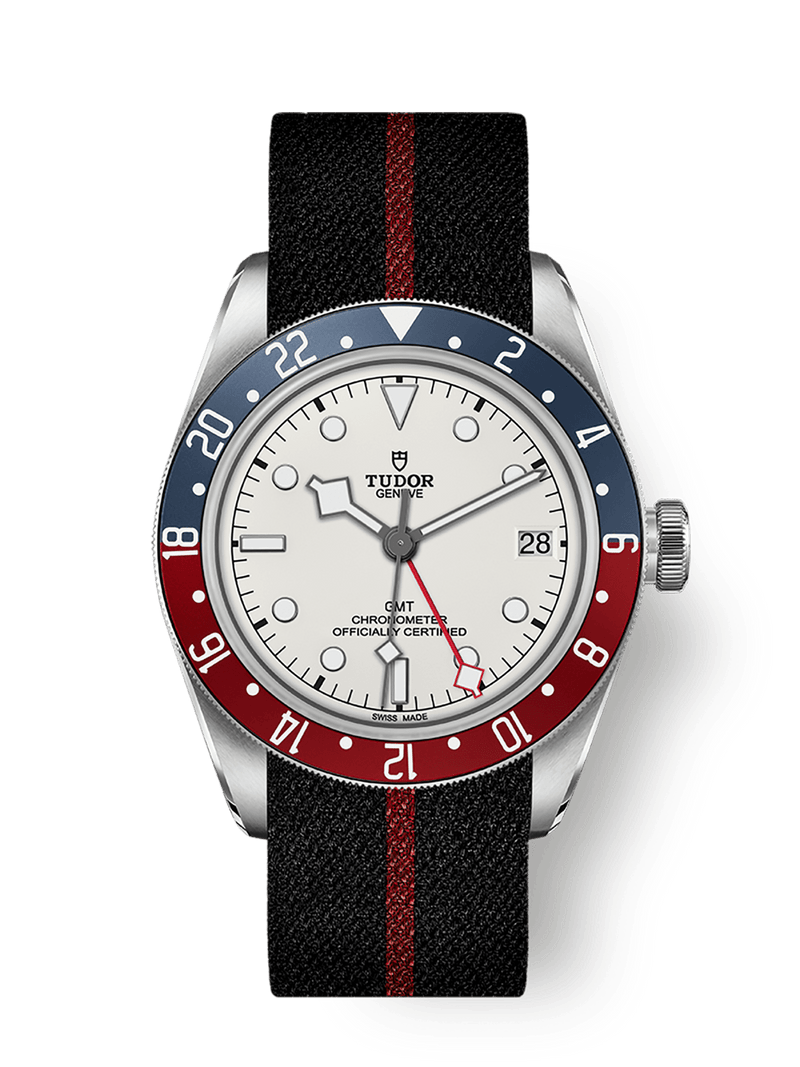 Tudor Black Bay GMT 41mm steel case Fabric strap M79830RB-0012