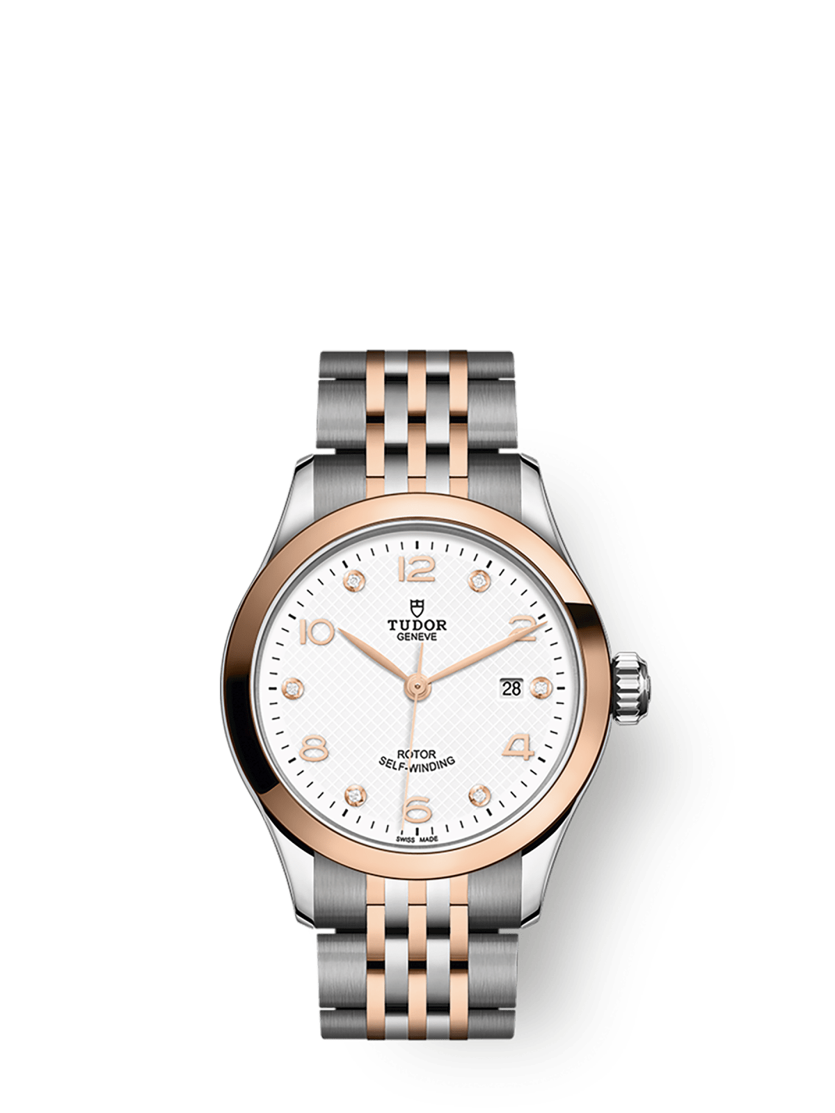 Tudor TUDOR 192628mm steel case Rose gold bezel M91351-0011