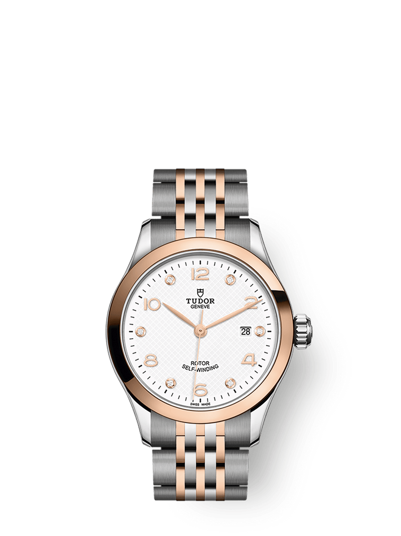 Tudor TUDOR 192628mm steel case Rose gold bezel M91351-0011