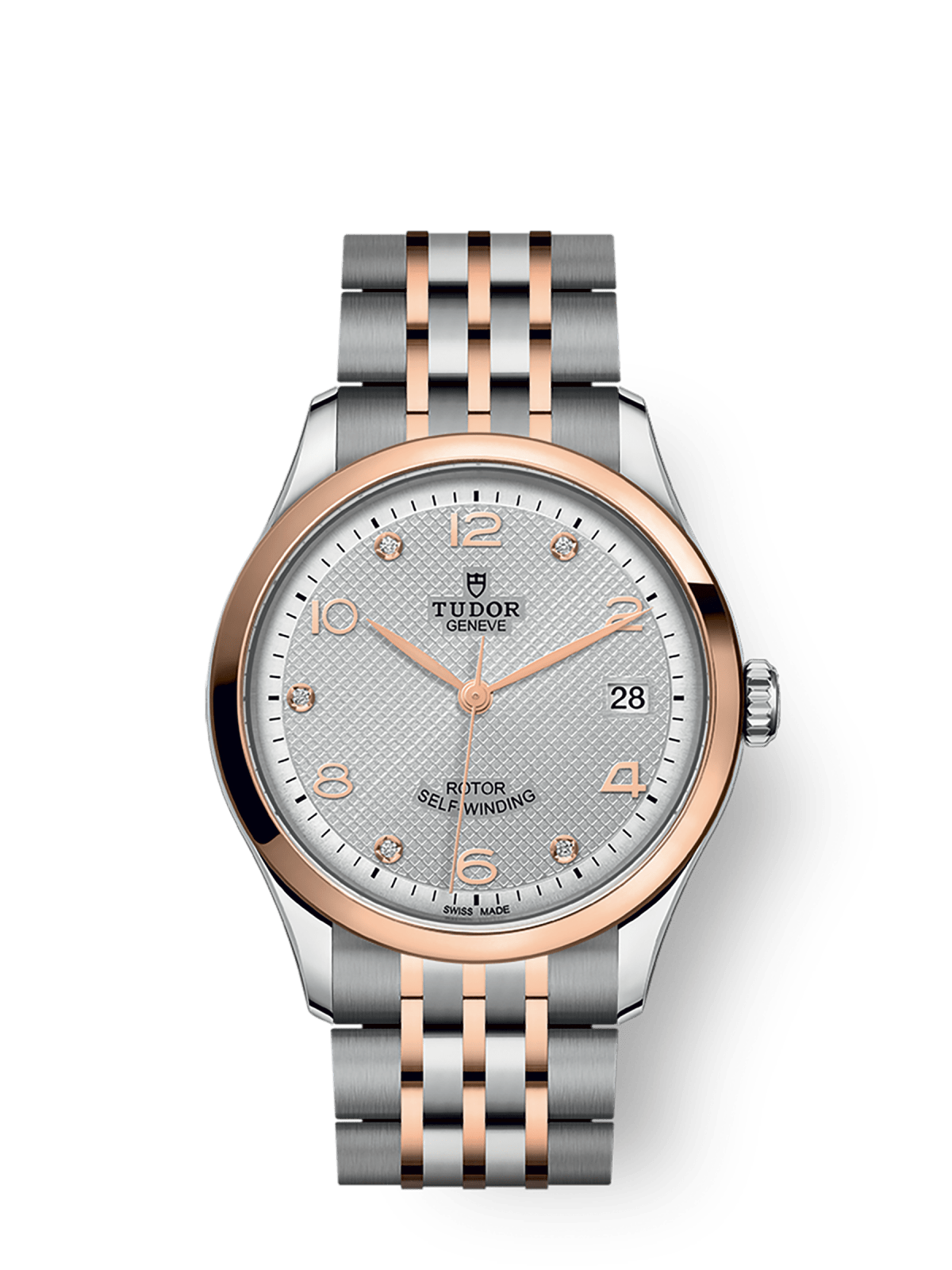 Tudor TUDOR 192636mm steel case Rose gold bezel M91451-0002