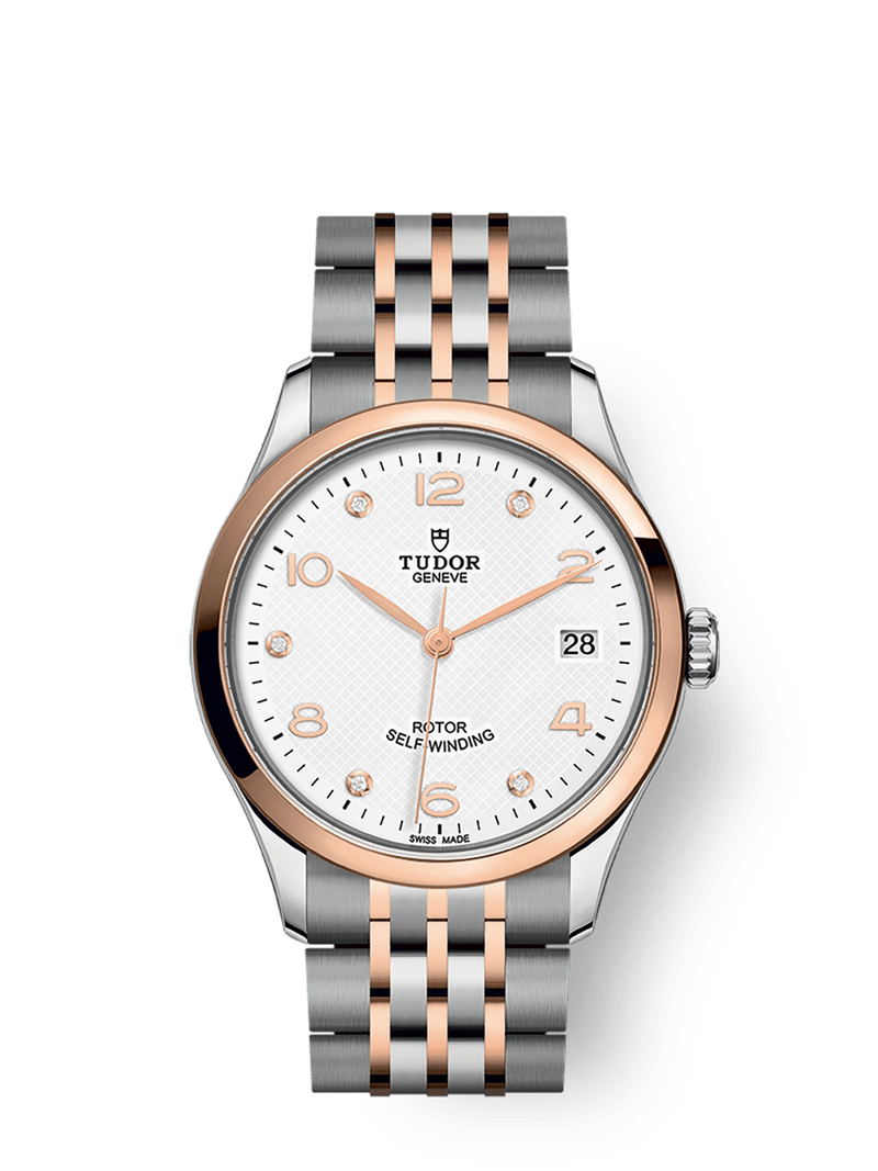 Tudor TUDOR 192636mm steel case Rose gold bezel M91451-0011