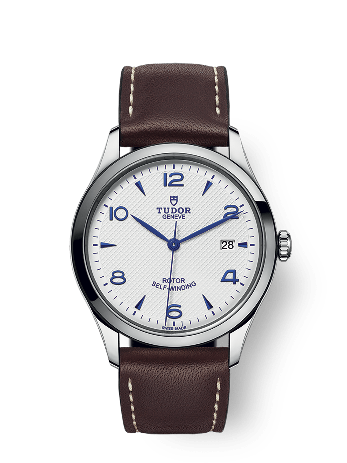 Tudor TUDOR 192639mm steel case Brown leather bracelet M91550-0010