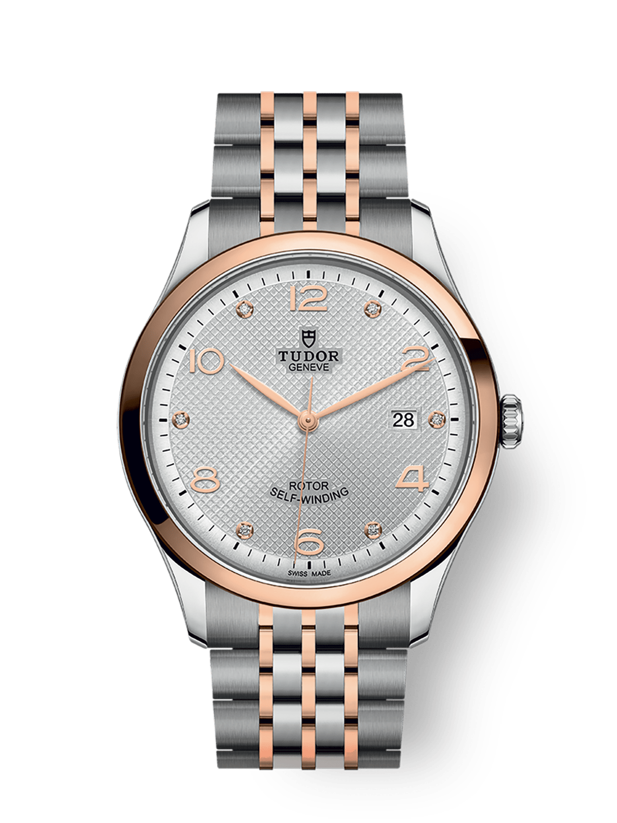 Tudor TUDOR 192641mm steel case Rose gold bezel M91651-0002